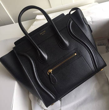 Celine Micro Luggage bag 30cm black
