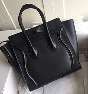 Celine Micro Luggage bag 30cm black - 5