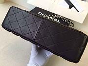 Chanel Lambskin Flap Bag in Black 30cm with Sliver Hardware - 2