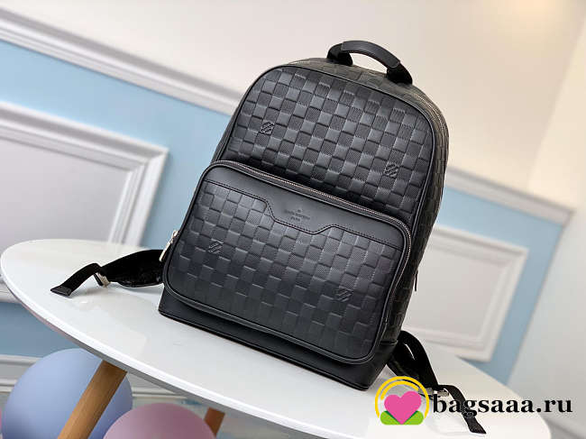 Louis Vuitton Campus Backpack Damier Infini Leather Black N40094 - 1