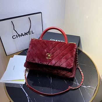 Chanel bag 28cm red