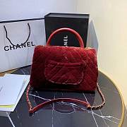 Chanel bag 28cm red - 2