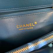 Chanel bag 28cm blue - 6