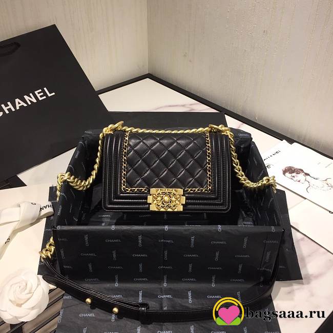 Chanel Leboy bag 20cm black - 1