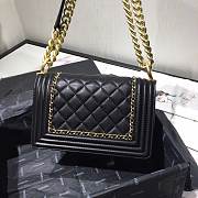 Chanel Leboy bag 20cm black - 5