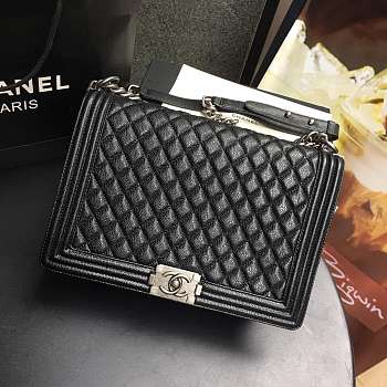 Chanel Leboy Caviar 30cm silver hardware