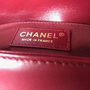 Chanel Leboy Lambskin 25cm Wine Red - 2