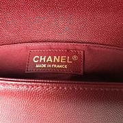 Chanel Leboy Caviar 25cm Wine Red - 6