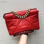 Chanel AS1161 Handbag 30cm Red - 5