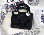Lady Dior Mini Bag 17cm Black - 2