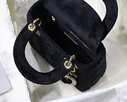 Lady Dior Mini Bag 17cm Black - 4