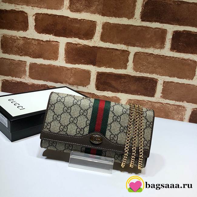 Gucci Ophidia GG chain wallet - 1