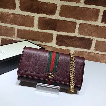 Gucci Ophidia GG chain wallet 001