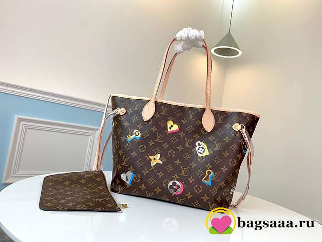 LV Neverfull Love Lock 44364 - 1