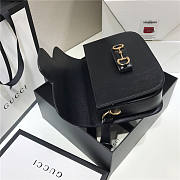 Gucci 1955 horsebit shoulder bag black - 5