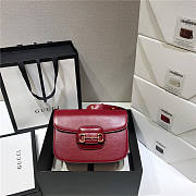 Gucci 1955 horsebit shoulder bag red - 1