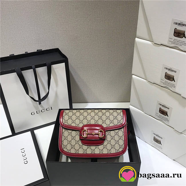 Gucci 1955 horsebit shoulder bag 001 - 1