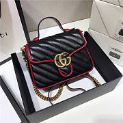 Gucci gg marmont mini top handle bag 583571 - 1