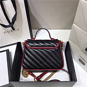 Gucci gg marmont mini top handle bag 583571 - 5