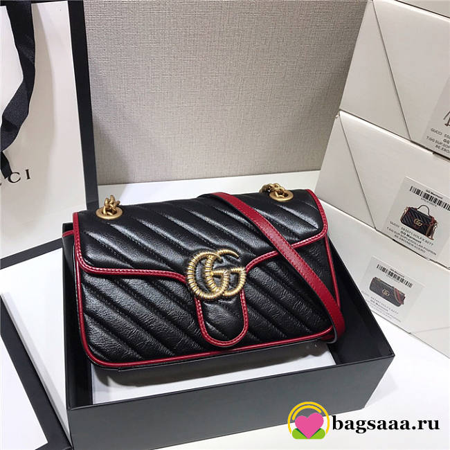 Gucci gg marmont small shoulder bag 443497 - 1