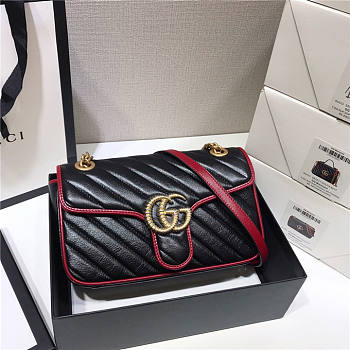 Gucci gg marmont small shoulder bag 443497