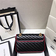 Gucci gg marmont small shoulder bag 443497 - 2