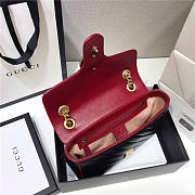Gucci gg marmont small shoulder bag 443497 - 5