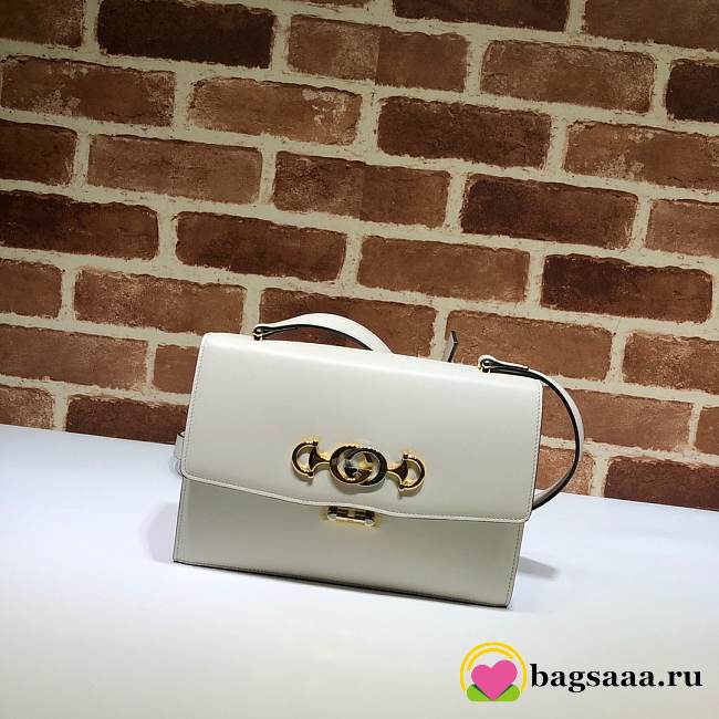 Gucci Zumi smooth leather small shoulder bag - 1