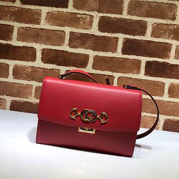 Gucci Zumi smooth leather small shoulder bag 001