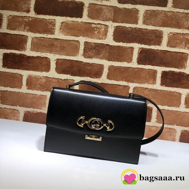Gucci Zumi smooth leather small shoulder bag 002 - 1