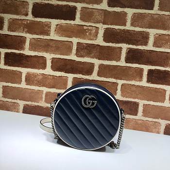 GG Marmont mini round shoulder bag