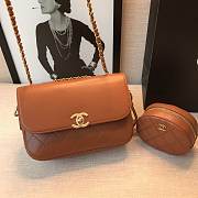 Chanel Flap Bag Brown - 1
