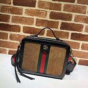 GUCCI Small Ophidia Gg Supreme Canvas Shoulder Bag 002 - 1