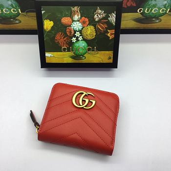 Gucci Wallet 474813 Red