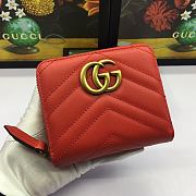 Gucci Wallet 474813 Red - 6