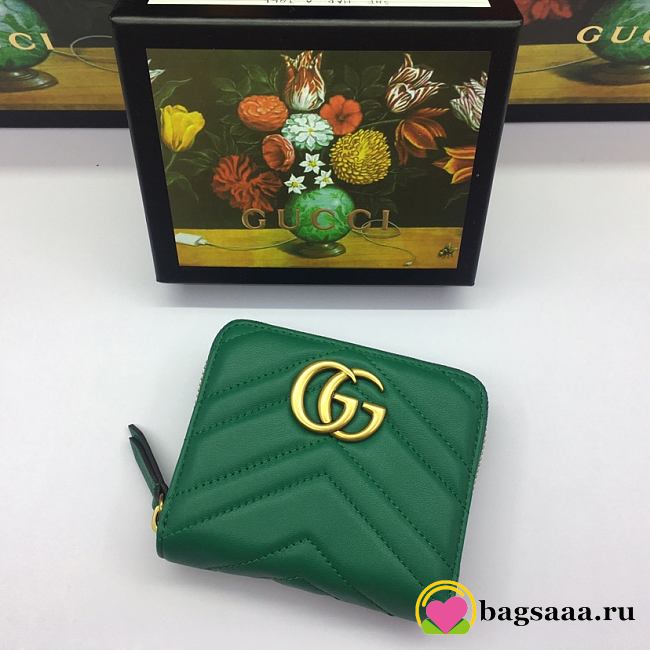 Gucci Wallet 474813 Green - 1