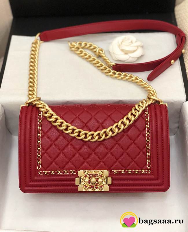 Chanel Leboy bag 25cm Red - 1