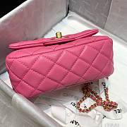 Chanel Mini Flap Bag 17cm Pink - 2
