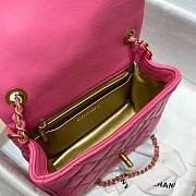 Chanel Mini Flap Bag 17cm Pink - 6