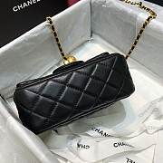Chanel Mini Flap Bag 17cm Black - 4