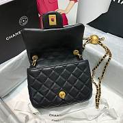 Chanel Mini Flap Bag 17cm Black - 5