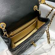 Chanel Mini Flap Bag 17cm Black - 6
