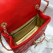 Chanel Mini Flap Bag 17cm Red - 6
