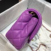 Chanel Mini Flap Bag 17cm purple - 2