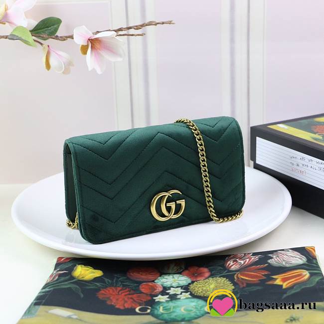 Gucci Marmont Mini bag 488426 Green - 1