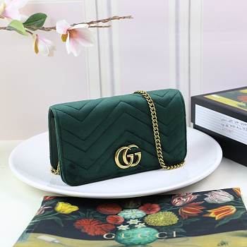 Gucci Marmont Mini bag 488426 Green