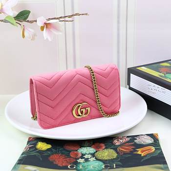Gucci Marmont Mini bag 488426 Pink