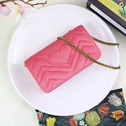 Gucci Marmont Mini bag 488426 Pink - 2