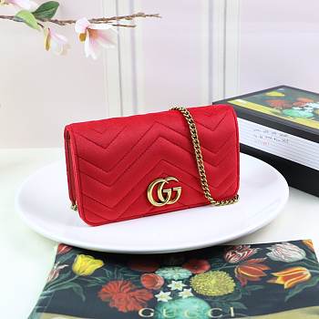 Gucci Marmont Mini bag 488426 Red
