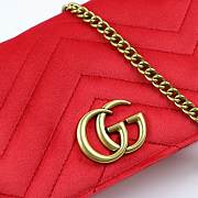 Gucci Marmont Mini bag 488426 Red - 2